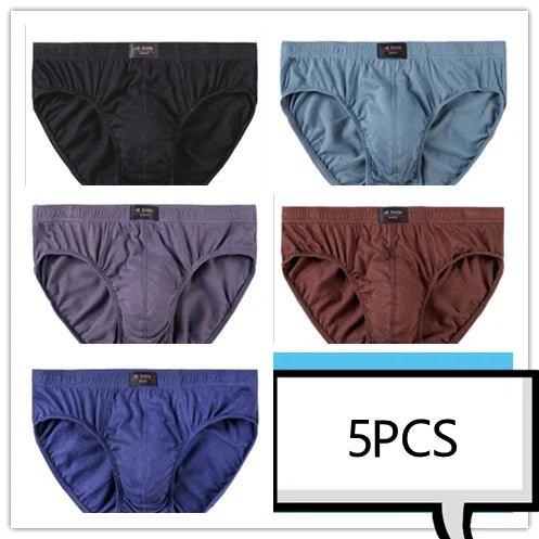 
                  
                    100% Cotton Briefs Mens Comfortable Underpants Man Underwear M/L/XL/2XL/3XL/4XL/5XL 5pcs/Lot Free & Drop Shipping - MOUNT
                  
                