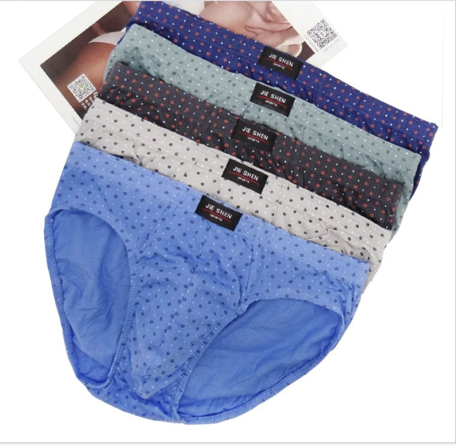 
                  
                    100% Cotton Briefs Mens Comfortable Underpants Man Underwear M/L/XL/2XL/3XL/4XL/5XL 5pcs/Lot Free & Drop Shipping - MOUNT
                  
                