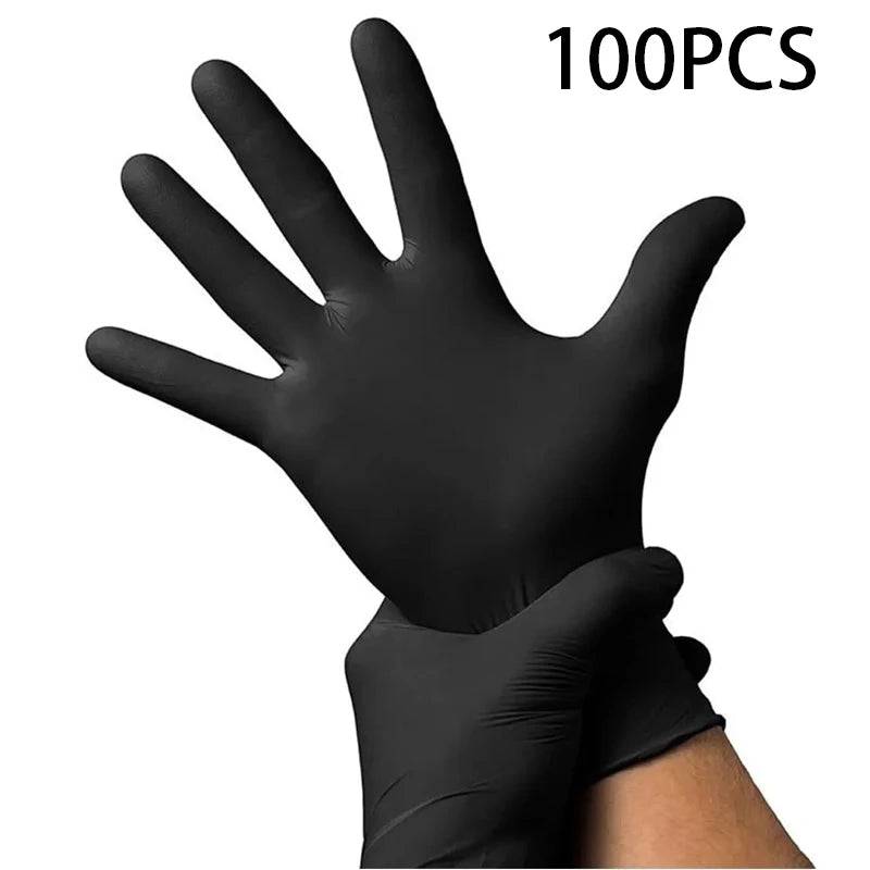 
                  
                    100 Pack Disposable Black Nitrile Gloves For Household Cleaning Work Safety Tools Gardening Gloves Kitchen Cooking Tools Tatto - MOUNT
                  
                