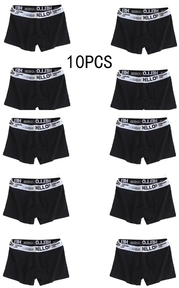 
                  
                    10Pcs/Men's Underwear Fashion Underwear High Stretch Boxer Shorts Breathable Soft Men's Shorts Comfortable Plus SizeL - 4XL - MOUNT
                  
                