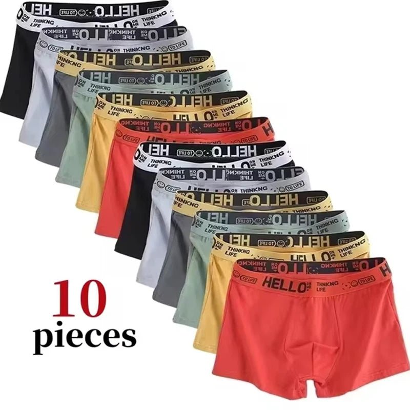 
                  
                    10Pcs/Men's Underwear Fashion Underwear High Stretch Boxer Shorts Breathable Soft Men's Shorts Comfortable Plus SizeL - 4XL - MOUNT
                  
                