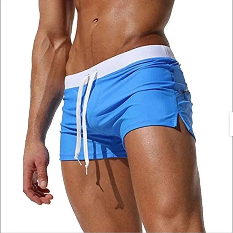 
                  
                    11 Colors Summer Swimwear Men Slim Fit Swimsuit Boy Swim Suits Boxer Shorts Swimming Trunks Swimming Beachwear - MOUNT
                  
                