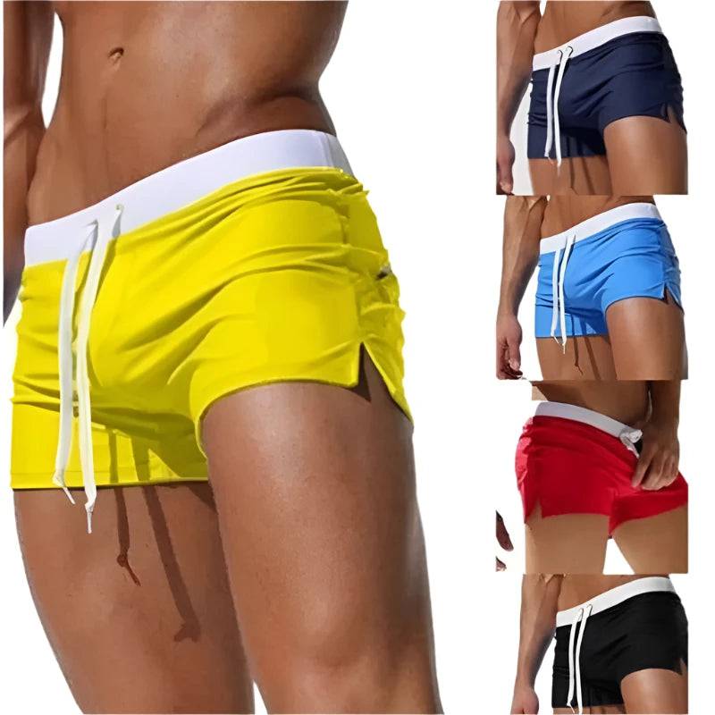 11 Colors Summer Swimwear Men Slim Fit Swimsuit Boy Swim Suits Boxer Shorts Swimming Trunks Swimming Beachwear - MOUNT