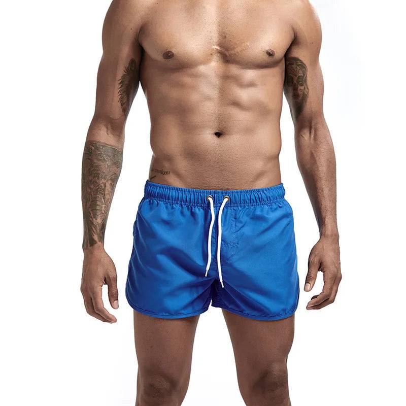 13 Colors Summer Swimwear Men Slim Fit Swimsuit Boy Swim Suits Boxer Shorts Swimming Trunks Swimming Beachwear - MOUNT