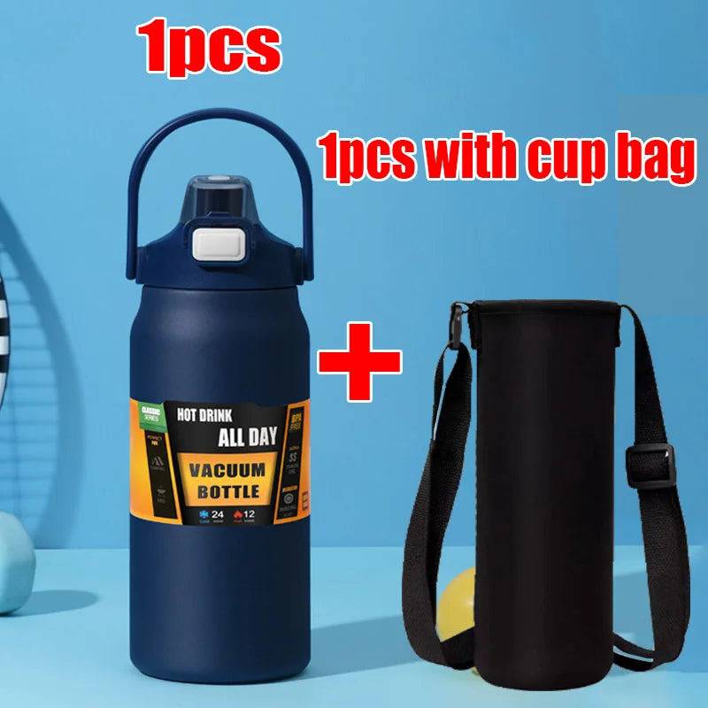 
                  
                    1500ML Stainless Steel Thermo Bottle Portable Thermos Large Capacity Thermo Water Bottle Tumbler Thermoses Outdoor Vacuum Flasks - MOUNT
                  
                