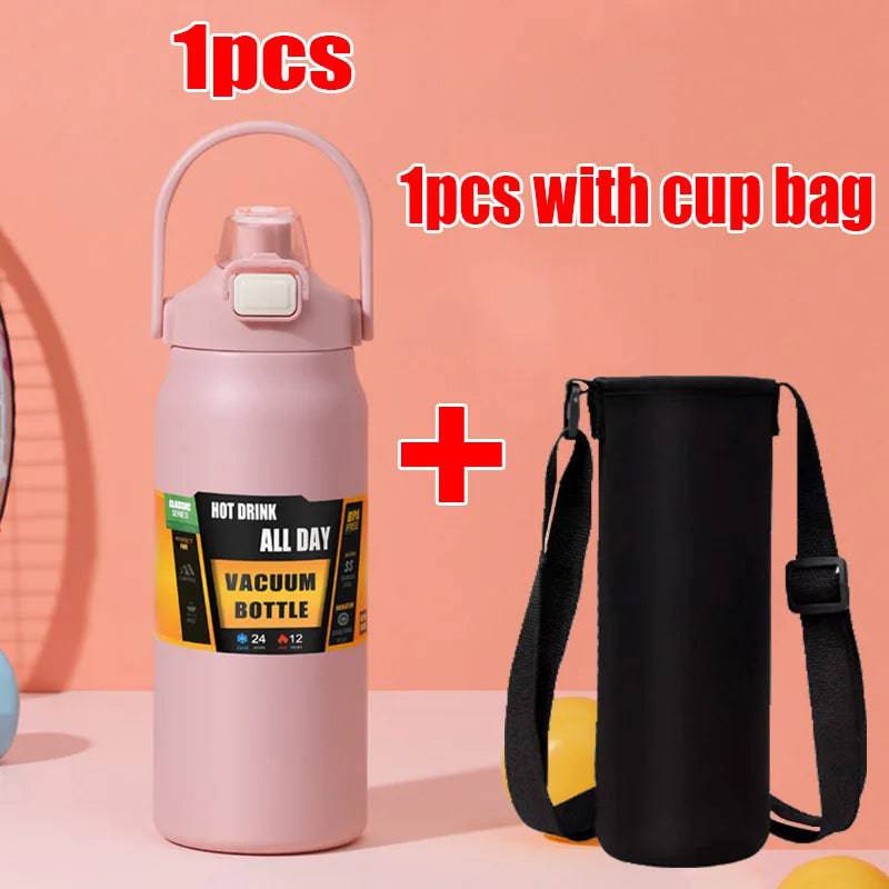 
                  
                    1500ML Stainless Steel Thermo Bottle Portable Thermos Large Capacity Thermo Water Bottle Tumbler Thermoses Outdoor Vacuum Flasks - MOUNT
                  
                