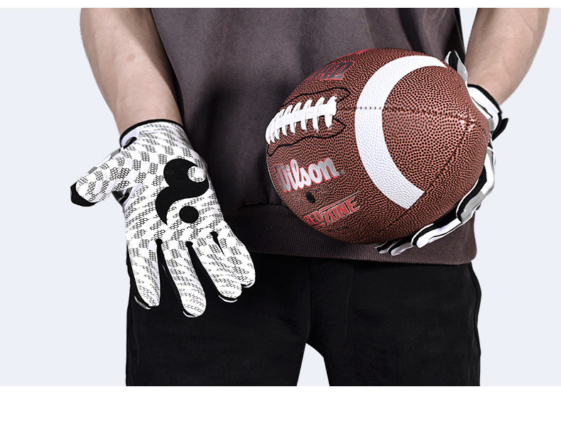 American Football Rugby Gloves Outdoor Silicone Sports Non-slip Catching Baseball Gloves For Men And Women