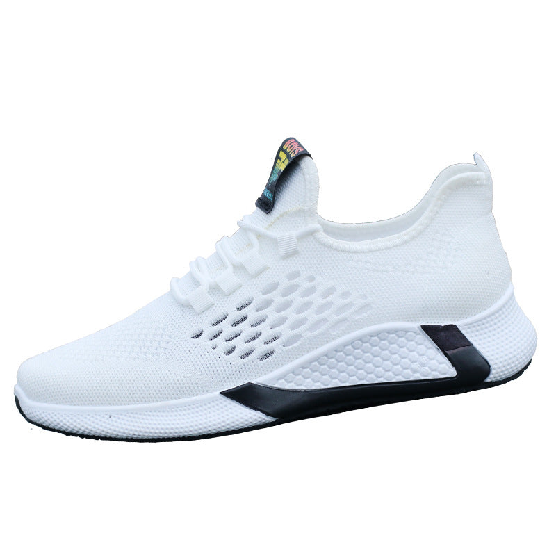 
                  
                    New Sports Shoes Men's Breathable Casual Mesh Shoes Comfort Increase Lace-up Non-slip Low-top Running Shoes - MOUNT
                  
                