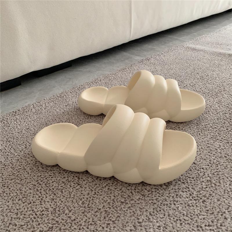 Summer Home Flat Slippers Women Non-Slip Bathroom Slides Indoor Soft