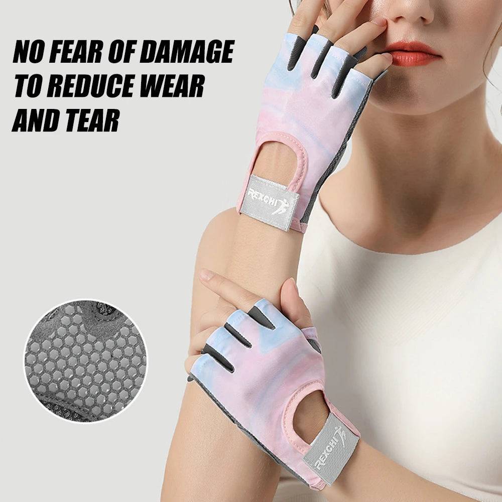 
                  
                    1Pair Workout Gloves Men Women Gym Lifting Fitness Climbing Exercises Work Out Wrist Belt Shock Absorb Foam Pad Palm Crossfit - MOUNT
                  
                