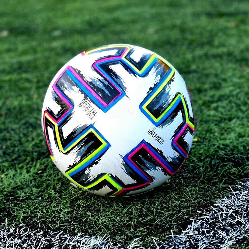 1pc PU Classic Soccer Ball Standard Size 5 Machine - Stitched Football Perfect for Outdoor Sports League Match Training Balls - MOUNT