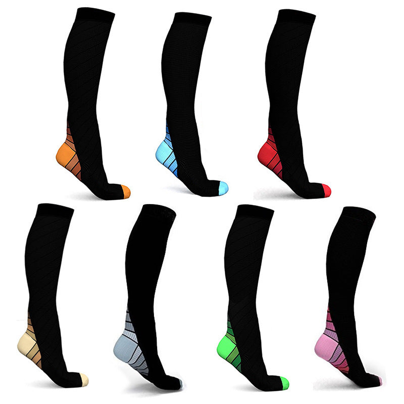 Unisex Men Professional Compression Socks Breathable Travel Activities Fit for Nurses Shin Splints Flight Travel Sports Sock