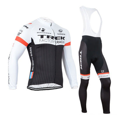 Trek black and white TREK riding clothing long sleeved belt suit bicycle sport fast clothes wholesale