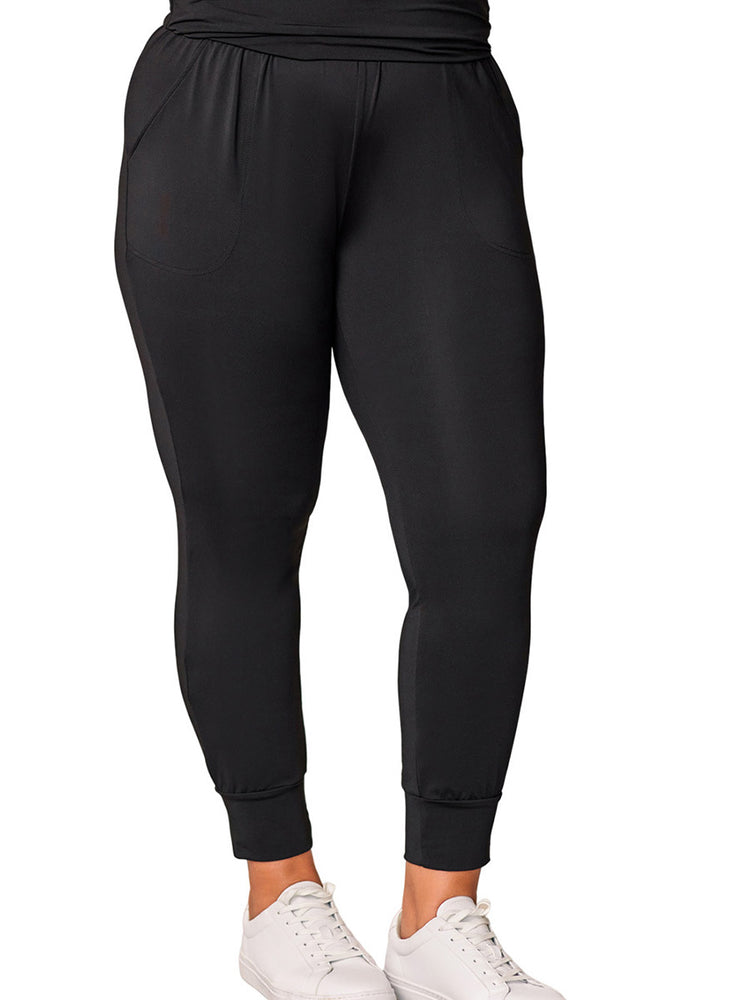 
                  
                    Casual Plus Size Fitness Cropped Tight Solid Color High Waist Leggings Women
                  
                