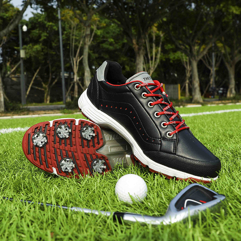 Plus Size Men's Golf Shoes With Spikes