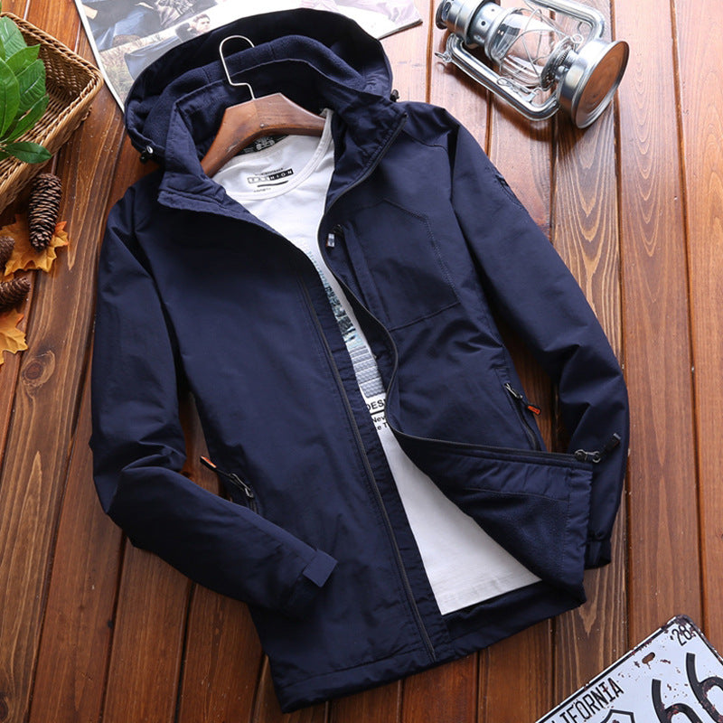 
                  
                    Autumn and winter clothing men's outdoor mountaineering suit and casual velvet jacket
                  
                