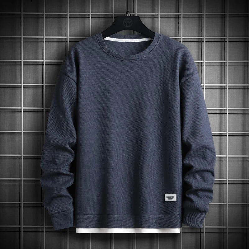 
                  
                    2023 Solid Color Sweatshirt Men Hip Hop Streetwear Long Sleeve O Neck Pullovers Mens Sportswear Fashion Causal Sweatshirt Tops
                  
                