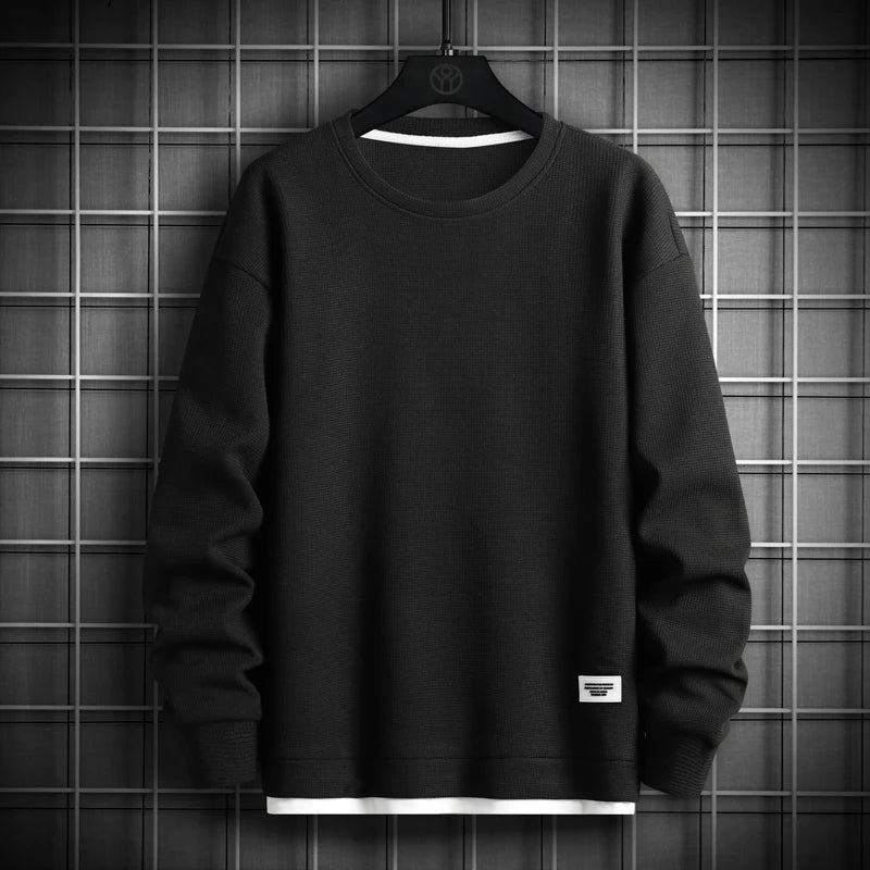 
                  
                    2023 Solid Color Sweatshirt Men Hip Hop Streetwear Long Sleeve O Neck Pullovers Mens Sportswear Fashion Causal Sweatshirt Tops
                  
                