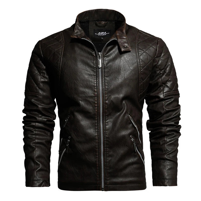 
                  
                    DIMUSI Men's Leather Jacket Fashion Winter Fleece Casual Motorcycle Jackets Men Faux Leather Biker Jackets Clothing 4XL
                  
                