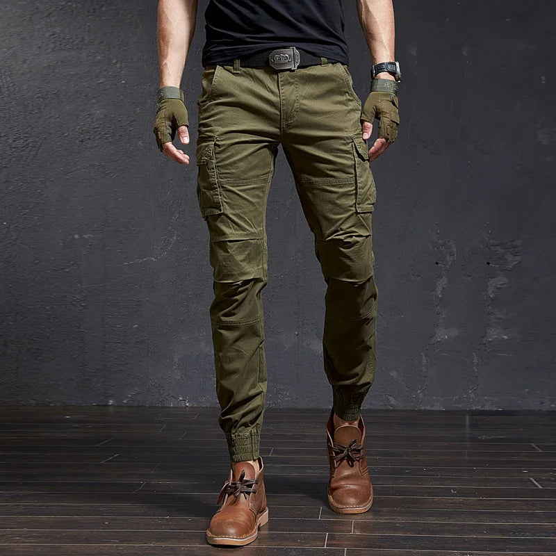 
                  
                    Fashion High Quality Slim Camouflage Casual Tactical Cargo Pants Male Streetwear Harajuku Joggers Men Clothing Camo Trousers
                  
                