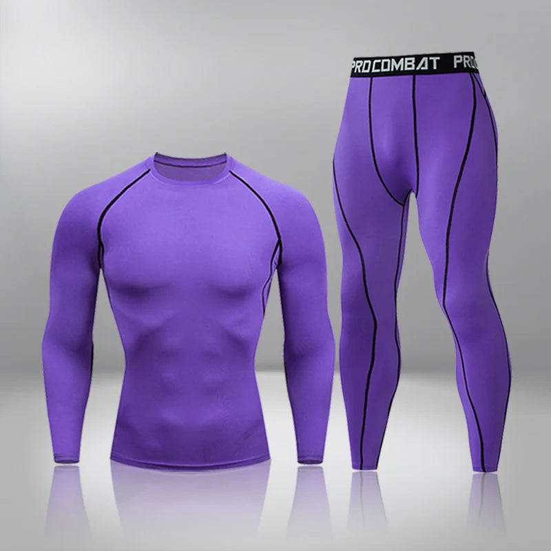 
                  
                    Winter Thermal Underwear Men Warm First Layer Man Undrewear Set Compression Quick Drying Second Skin Long Johns Sport 2 Sets - MOUNT
                  
                