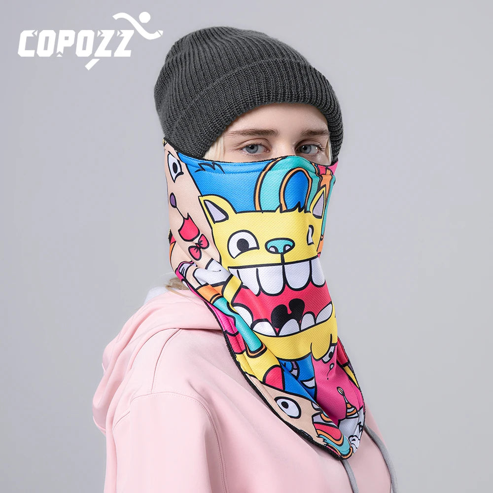 
                  
                    MOUNT COPOZZ Outdoor Face Mask Fleece Triangle Scarf Ski Mask Cycling Motorcycle Skull Caps...
                  
                