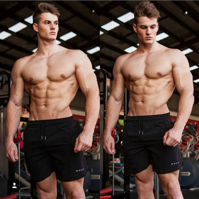 
                  
                    New Men Gym Fitness Loose Shorts Bodybuilding Joggers Summer Quick-dry Cool Short Pants Male Casual Beach Brand Sweatpants - MOUNT
                  
                