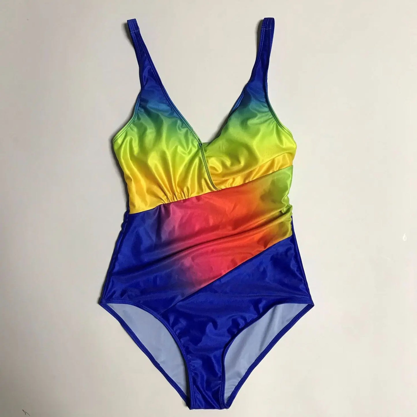 
                  
                    Gradient Sexy One-Piece Large Swimsuits Closed Plus Size Swimwear Body Bathing Suit 2024 Female Pool Beach Women's Swimming Suit
                  
                