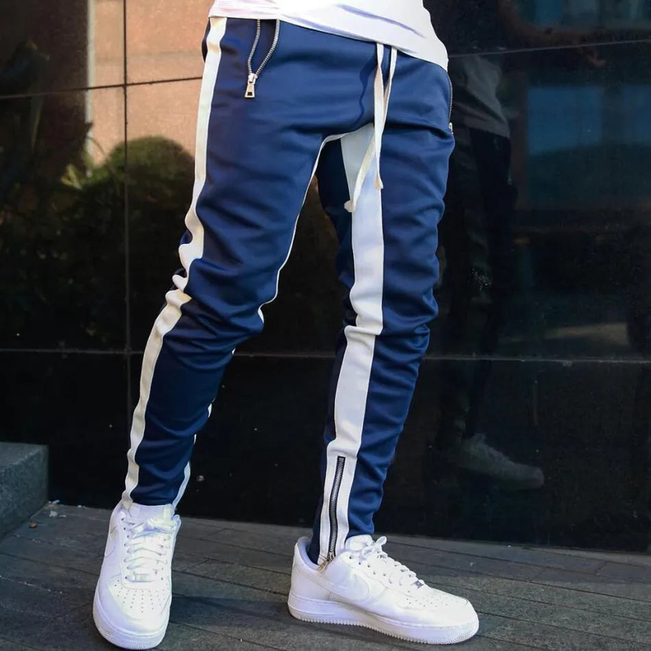 
                  
                    Jogging Pants Men Running Pants With Zipper Sports Fitness Tights Gym Jogger Bodybuilding Sweatpants Sport Male Trousers - MOUNT
                  
                