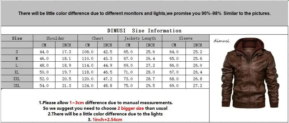 
                  
                    DIMUSI Winter Men's PU Leather Jacket Casual Man Motorcycle Leather Hooded Coats Male Slim Fit Business Leather Jackets Clothing
                  
                