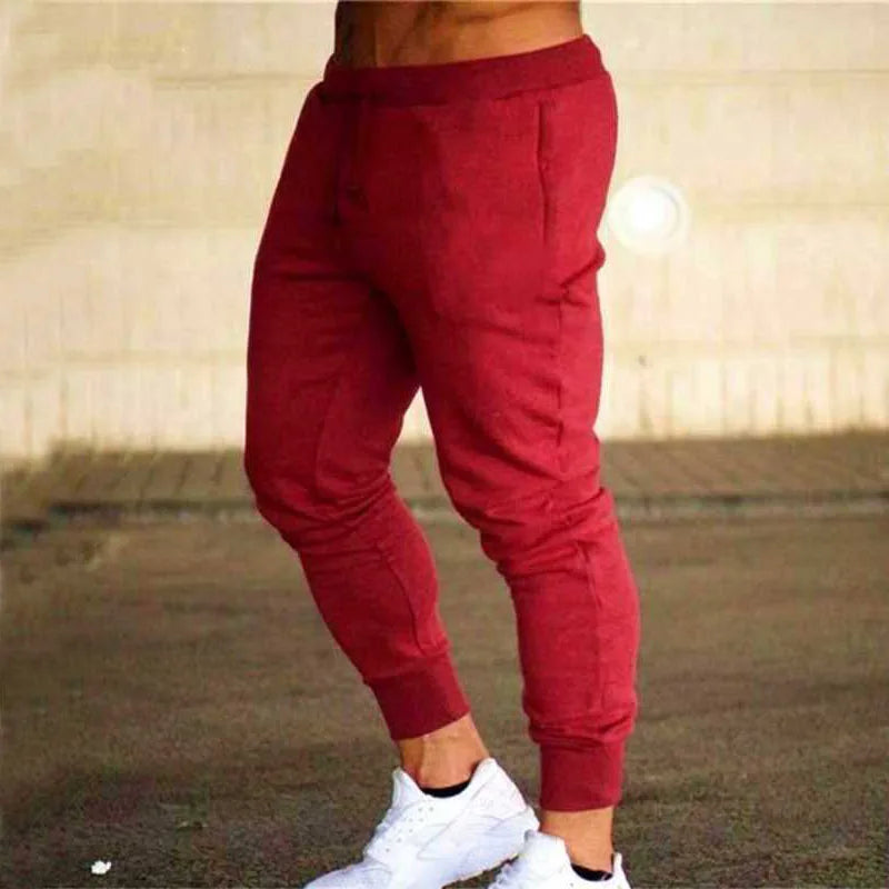 
                  
                    Fitness Muscle Gray Jogging Pants Solid Running Pants Men Sport Pencil Pants Men Cotton Soft Bodybuilding Joggers Gym Trousers
                  
                