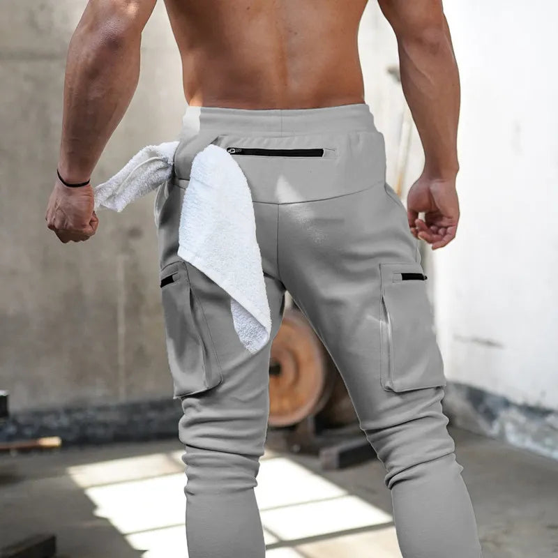 NEW Men pants Sweatpants Man Gyms Workout Fitness Sports Trousers Male Running Skinny Track Pants Training Jogger Pants men - MOUNT