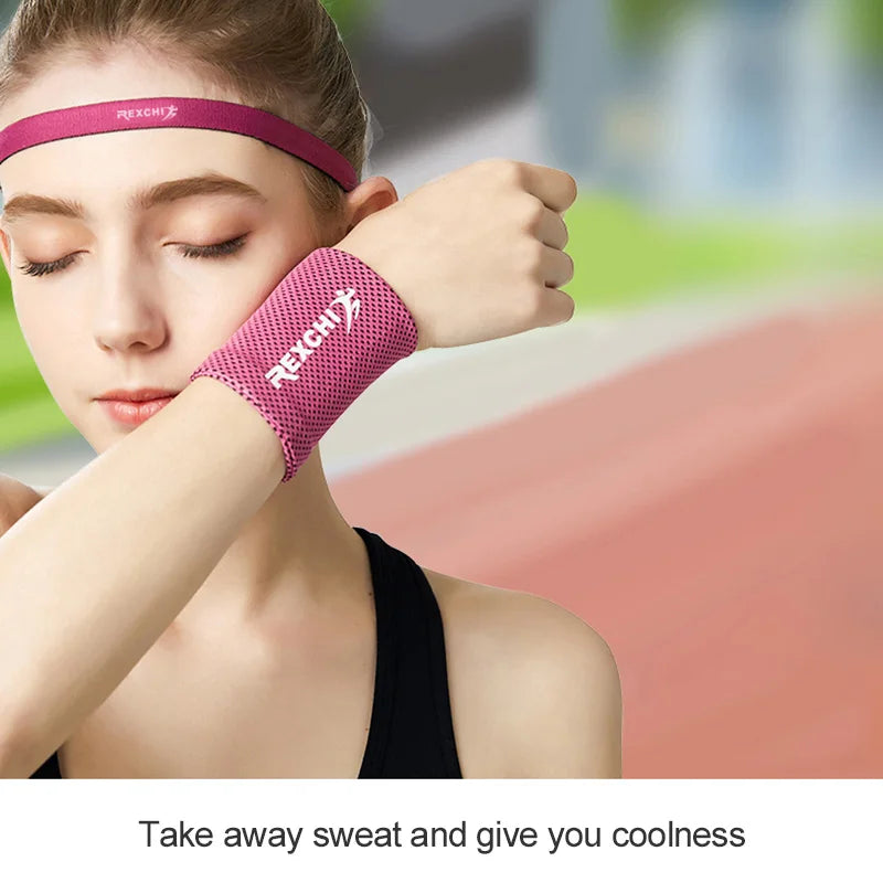 
                  
                    Sport Sweatband For Gym Yoga Volleyball Hand Sweat Band Wrist Brace Support
                  
                