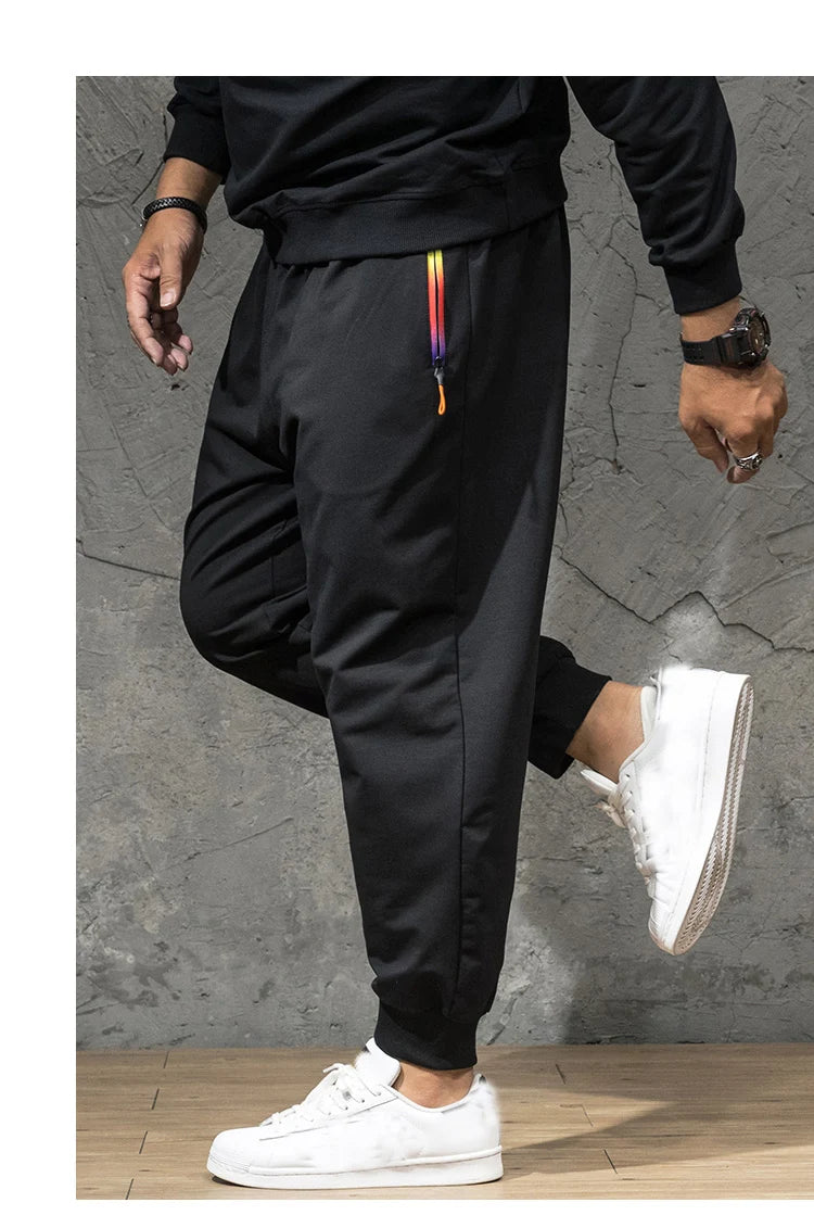 
                  
                    Large size 10XL 14XL 15XL autumn Winter Men sweatpants sports pants man elasticity sweatpants black high street elasticity pants
                  
                