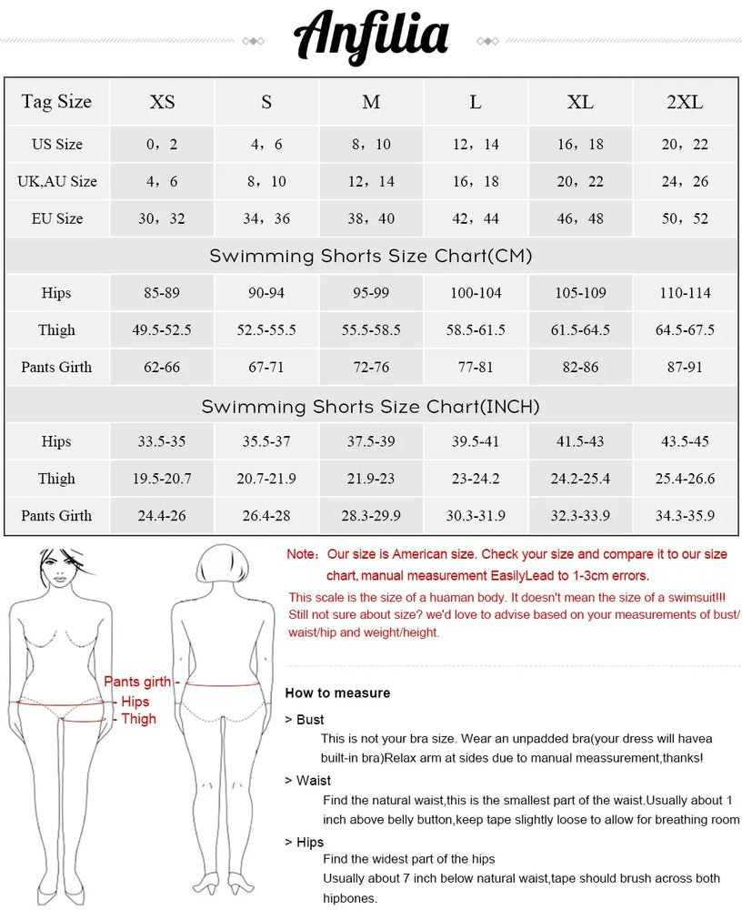 
                  
                    Anfilia Women Capris Swimming Trunks Ladies Bikini Bottom Sports Swimwear Briefs Slim Tankini Swimming Trunks
                  
                