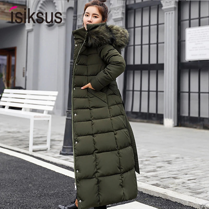 
                  
                    long Parkas korean style fashion quilted jacket women winter outfits 2024 Thicken Warm Long Coat Clothing Hooded Autumn Clothes
                  
                