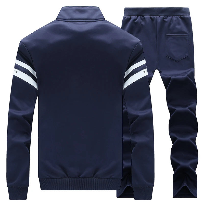 
                  
                    DIMUSI Autumn Winter Mens Sportwear Suits Male Outwear Tracksuit Sweatshirts 2PC Jacket+Pant Mens Hoodies Warm Sweatshirts,TA271
                  
                