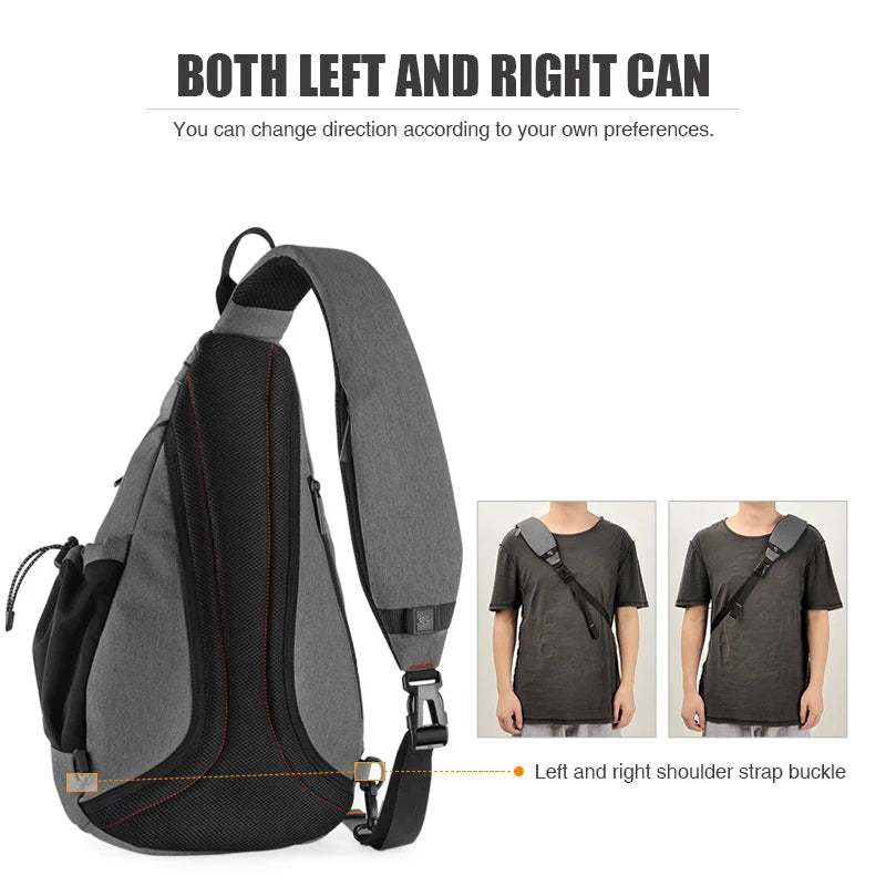 
                  
                    Mixi Men One Shoulder Backpack Women Sling Bag Crossbody USB Boys Cycling Sports Travel Versatile Fashion Bag Student School
                  
                