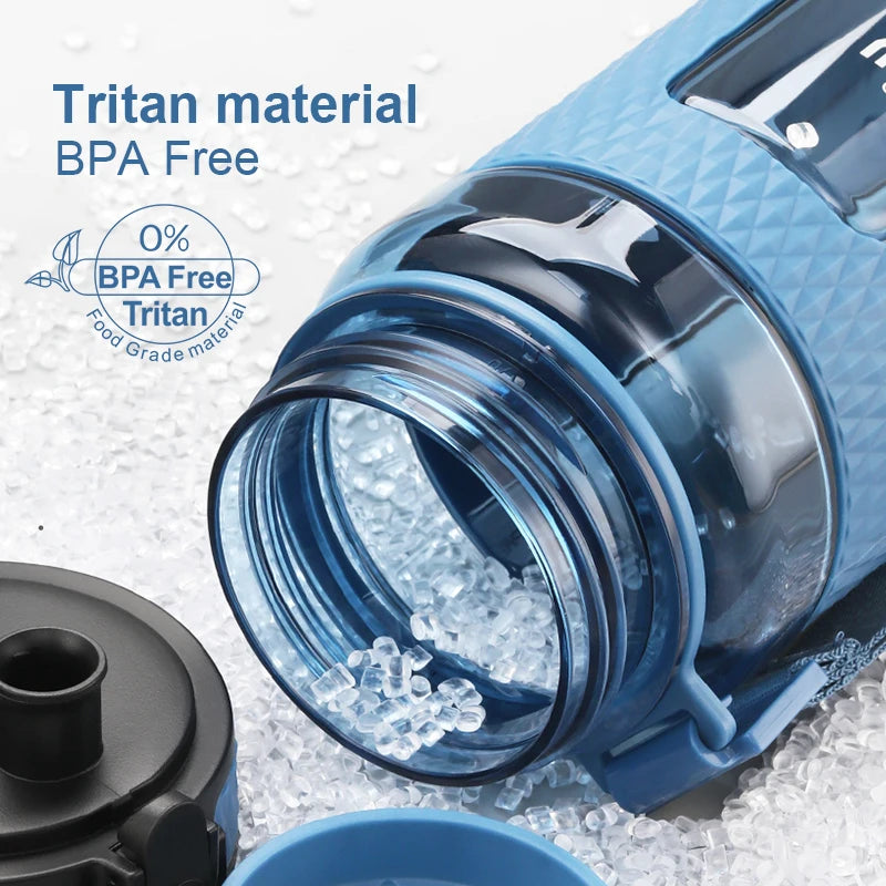 
                  
                    UZSPACE Sport Water Bottles BPA Free Portable Gym Anti-fall Leak-proof Large Capacity Fitness Kettle Tritan Plastic Drink Bottle - MOUNT
                  
                