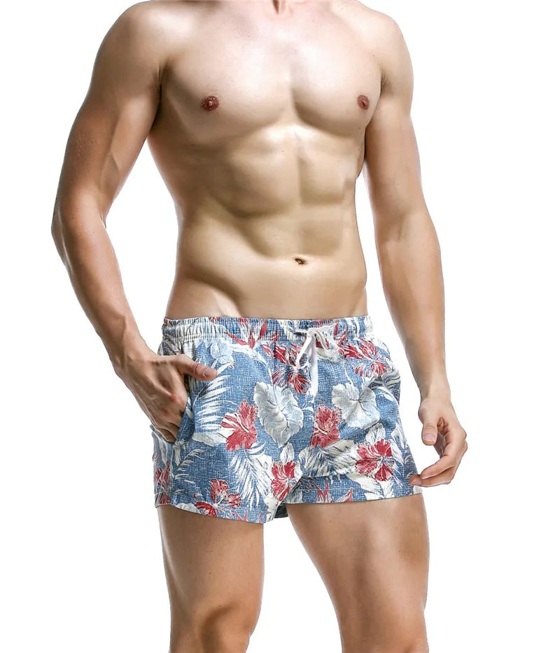 
                  
                    SEOBEAN Summer Hot Short Men Board Shorts Coconut Leaf Pattern Sea Beach Style Men's Shorts Men Quick Dry Shorts Trunks
                  
                