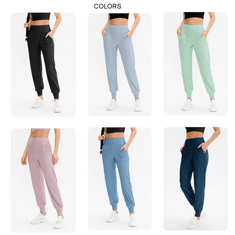 
                  
                    High Waist Women Sweatpants Running Track Pants Workout Tapered Joggers Pants for Yoga Casual Pants
                  
                