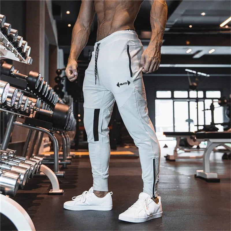 2024 Newest Men Sweatpants Gyms Fitness Sports pants Bodybuilding Joggers Workout Trousers Men Running Cotton Pencil Pants men