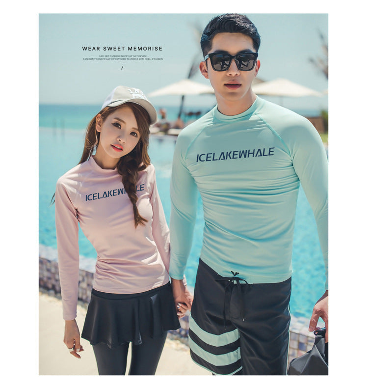 
                  
                    Men/Women Full Body Dive Skin Swimsuit Rash Guard Long Sleeve Long Pant Couple Bathing Suit Solid 4 Pieces Surfing Wear Swimwear
                  
                