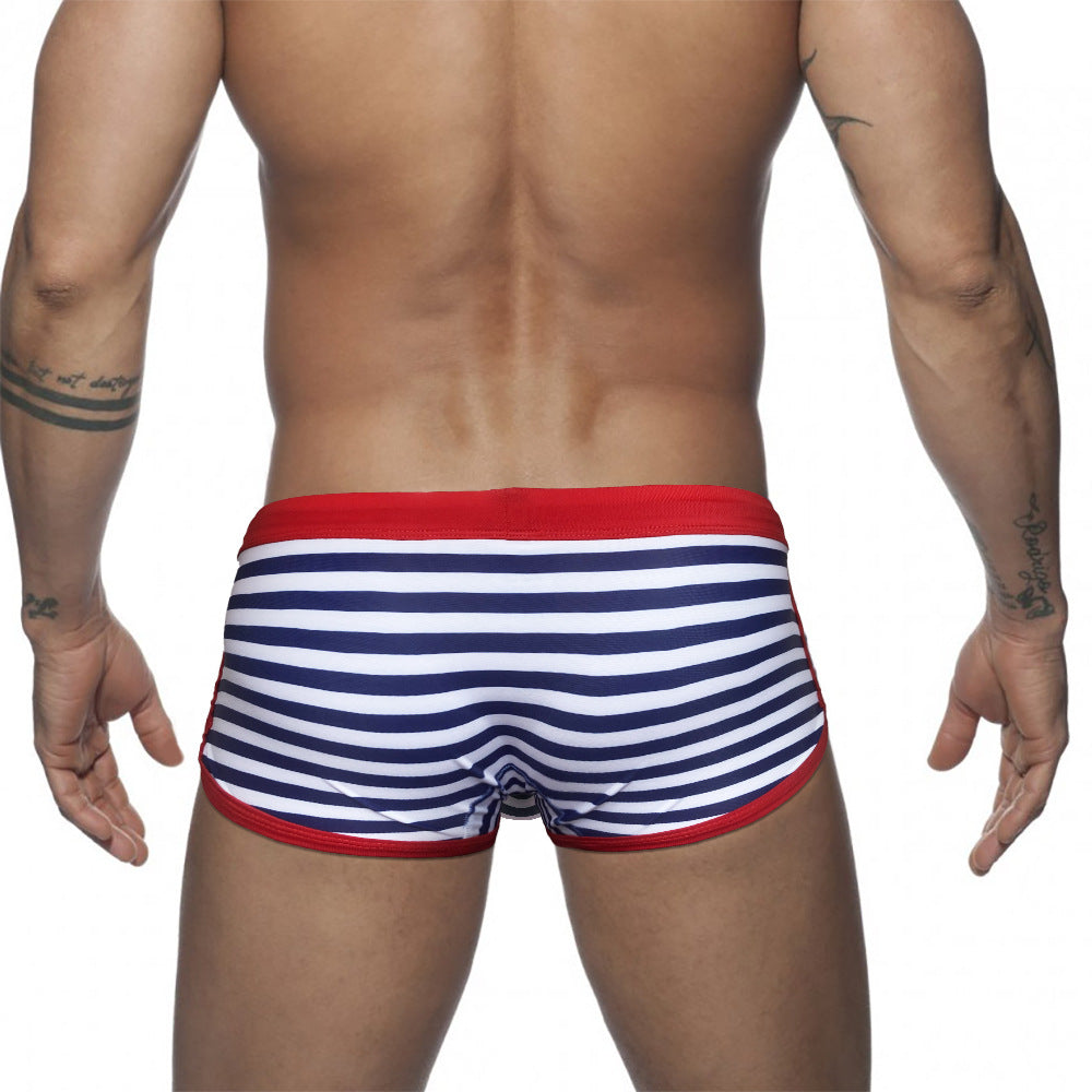 
                  
                    Sexy Striped Bikini Swimsuit Man Swimming Trunks for Men Slip Swimwear Swim Wear Briefs JESSBORN Beachwear Bathing Suit Shorts
                  
                