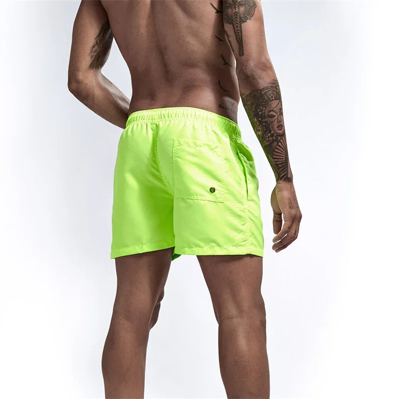 
                  
                    Mens Swim Trunks with Pockets Mesh Liner Summer Casual Beach Board Shorts Quick Dry Swimming Bathing Suit Swimsuit Swimwear
                  
                