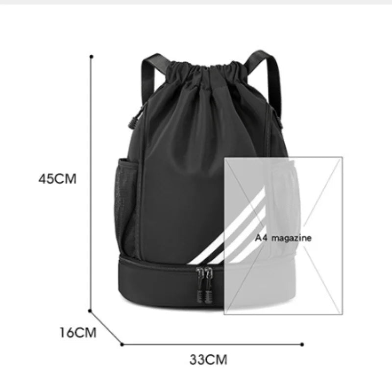 
                  
                    Waterproof Gym Fitness Travel Sport Bag Portable Hiking Climbing Backpack  Basketball Soccer Pouch Combo Dry Wet Separation Bag - MOUNT
                  
                