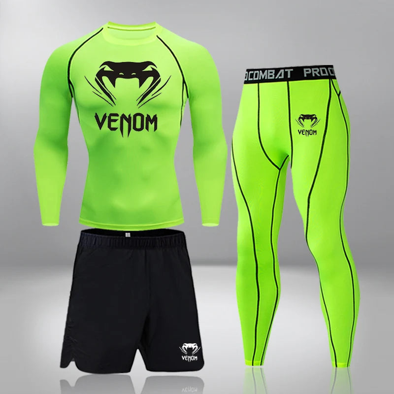 
                  
                    Men's Compression Sportswear Suits Gym Tights Training Clothes Workout Jogging Sports Set Running Rashguard Tracksuit For Men
                  
                