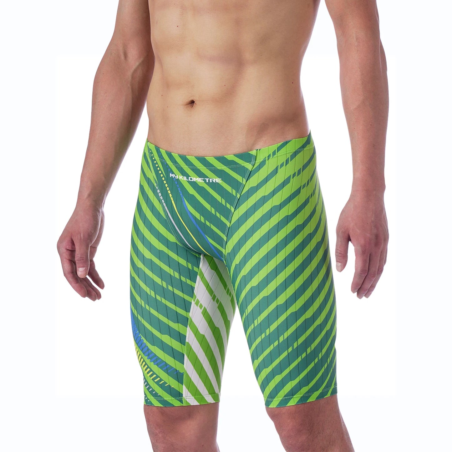 
                  
                    MY KILOMETRE Mens Swimsuit Jammer Endurance Athletic Training Swimsuit Racing Swimming Trunks Shorts Swimwear Men Swim Jammers
                  
                