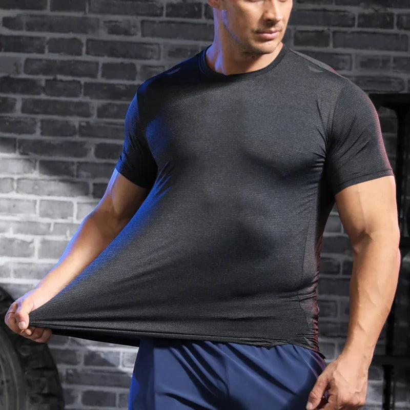 
                  
                    MOUNT Men's Gym Workout Muscle Fit Shirt Thin Loose-fitting Casual T-shirt Stretchy Quick-drying...
                  
                