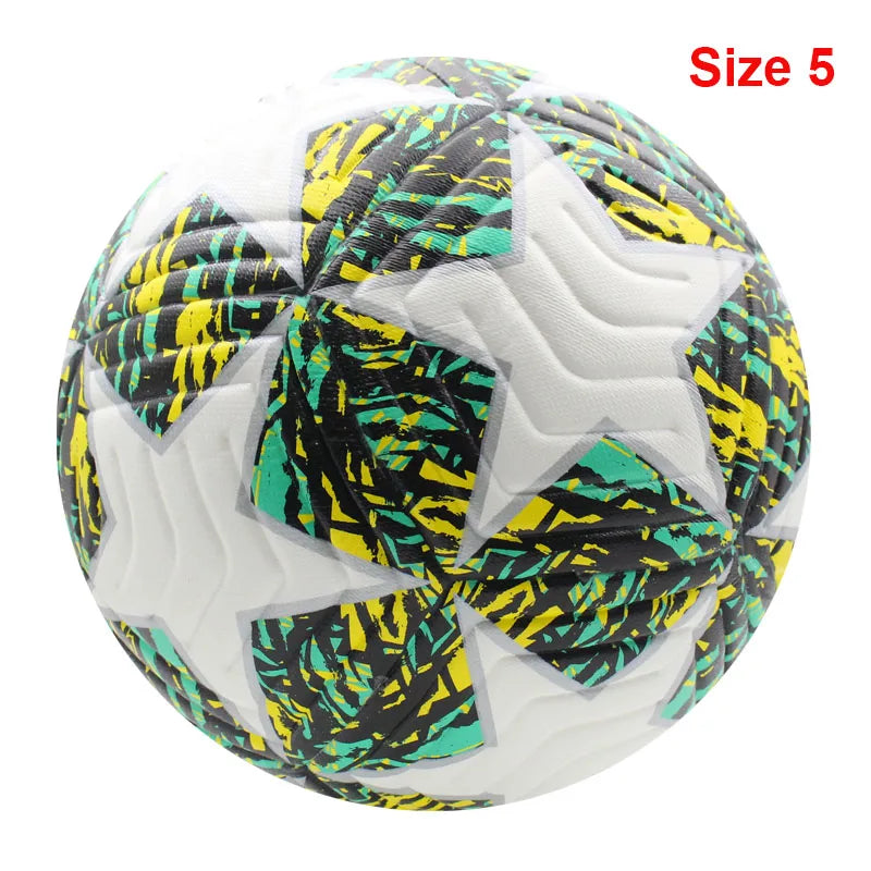 
                  
                    High Quality Soccer Balls Official Size 4/5 PU Material Seamless Goal Team Outdoor Match Game Football Training Ballon De Foot
                  
                